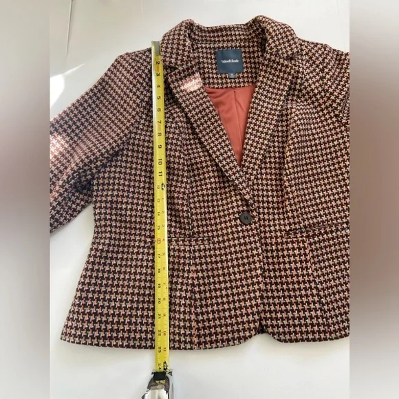 MODCLOTH Houndstooth Wool Jacket 1X - Picture 4 of 11